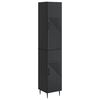 vidaXL Set di armadi 2 pz Nero Legno ingegnerizzato