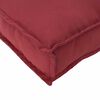 vidaXL Cuscino Rosso Vino 80 x 40 x 12 cm Tessuto Oxford