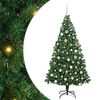 vidaXL Albero di Natale artificiale con 300 LED Verde 180 cm