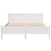 vidaXL Letto senza Materasso Bianco 120x190 cm Legno Massello di Pino