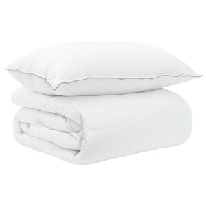 vidaXL Set Duvet e Cuscino da Letto 2 pz 135 x 200 cm Estate 700 g/pc