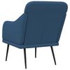 vidaXL Poltrona Blu 63x76x80 cm in Tessuto