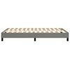 vidaXL Struttura Letto a Rete a Molle Grigio Scuro 120x200 cm Tessuto