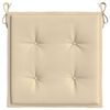 vidaXL Cuscini per Sedia 6 pz Beige 50x50x4 cm in Tessuto Oxford