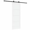vidaXL Porta scorrevole ORKDAL Bianco 78 x 211 cm Pino massello