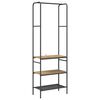 vidaXL Stendibiancheria Rovere artigianale 60 x 30 x 171 cm