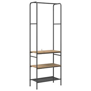 vidaXL Stendibiancheria Rovere artigianale 60 x 30 x 171 cm