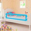 vidaXL Sponde Letto di Sicurezza per Bambini Blu 120x42cm Poliestere
