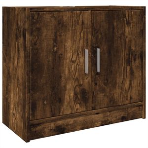 vidaXL Mobile Lavabo Rovere Fumo 63x29x55 cm in Legno Multistrato