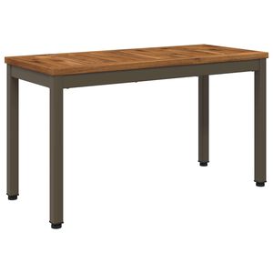 vidaXL Panchina da giardino 80,5 x 35 x 45 cm Legno di Acacia Massello