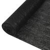 vidaXL Rete per Privacy Nera 3,6x25 m in HDPE 150 g/m&sup2;