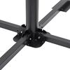 vidaXL Set Base per Ombrellone da Giardino 5 pz in Granito e Acciaio