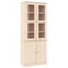 vidaXL Vetrina ALTA 77x35x186,5 cm in Legno Massello di Pino
