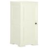 vidaXL Armadietto in Plastica 40x43x85,5 cm Effetto Legno Vaniglia