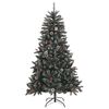 vidaXL Albero di Natale Artificiale con Base Verde 150 cm PVC