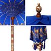 vidaXL Parasol Balinese Blu 215 x 215 x 260 cm