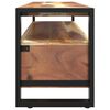 vidaXL Mobile Porta TV 120x35x45 cm Legno Massello con Finitura Ambra