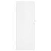 vidaXL Mobile a Parete Bianco Lucido 69,5x34x90 cm Legno Multistrato