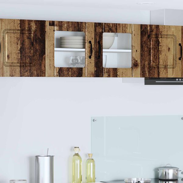 vidaXL Mobile da cucina Legno vecchio 80 x 31 x 40 cm