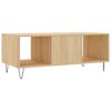 vidaXL Tavolino da Salotto Rovere Sonoma 102x50x40cm Legno Multistrato
