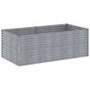 vidaXL Fioriera Rialzata da Giardino 196x100x69 cm in Acciaio Corten