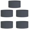 vidaXL Anello per vaso 5 pcs Antracite 40 x 40 x 20 cm