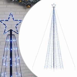 vidaXL Albero di Natale a LED con Punte 1534 LED Blu 500 cm