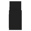 vidaXL Mobile Nero 60x26x60 cm in Legno Multistrato