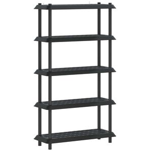 vidaXL Unit&agrave; di scaffalatura 5 livelli 100 x 40 x 177 cm PP Antracite