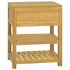 vidaXL Mobile da Bagno 60x45x75 cm in Legno Massello di Teak