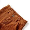 Pantaloni per Bambini in Velluto a Coste Cognac 116