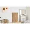 vidaXL Credenza Rovere Artigianale 70x31x115 cm in Legno Multistrato