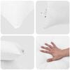 vidaXL Duvet Invernale con cuscino 3 pcs Bianco Microfibra
