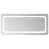 vidaXL Specchio da Bagno con Luci LED 90x40 cm