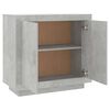 vidaXL Credenza Grigio Cemento 80x40x75 cm in Legno Compensato