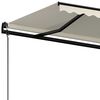 vidaXL Tenda da Sole Retrattile Automatica 600x350 cm Crema