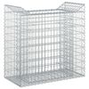 vidaXL Letto rialzato in gabbione 50 x 100 x 100 cm Acciaio zincato