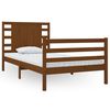 vidaXL Giroletto Marrone Ambra in Legno Massello di Pino 100x200 cm