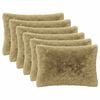 vidaXL Cuscino con cuscino HEERLEN 2 pz Grigio Chiaro Fleece PV