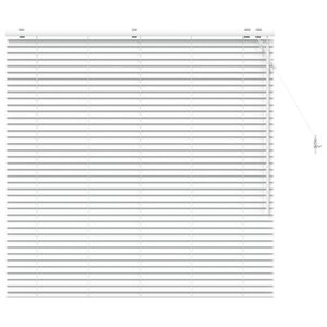 vidaXL Tenda Veneziana Bianco 135 x 130 cm 35 mm