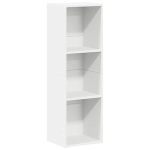vidaXL Libreria/Mobile TV Bianco 36x30x114 cm in Legno Multistrato