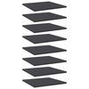 vidaXL Ripiani per Libreria 8pz Grigi 40x40x1,5cm in Legno Multistrato