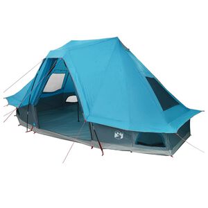 vidaXL Tenda Tipi con tetto Blu 466 x 310 x 240 cm taffet&agrave;