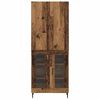 vidaXL Credenza Legno vecchio 69,5 x 34 x 180 cm Legno multistrato