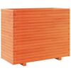 vidaXL Fioriera Giardino Marrone Cera 90x40x72,5cm Legno Massello Pino