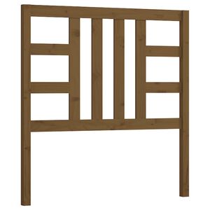 vidaXL Testiera per Letto Ambra 96x4x100 cm in Legno Massello di Pino