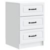 vidaXL Armadio da Notte Bianco 43 x 41 x 63,5 cm Legno ingegnerizzato