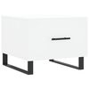 vidaXL Tavolino da Salotto Bianco 50x50x40 cm in Legno Multistrato