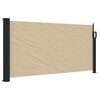 vidaXL Tenda da Sole Laterale Retrattile Beige 100x500 cm