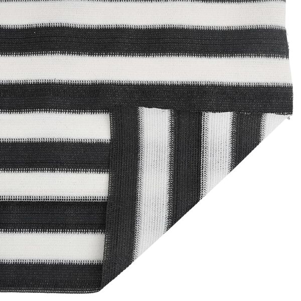 vidaXL Rete per Privacy Antracite e Bianca 1,5x50 m in HDPE 150 g/m&sup2;